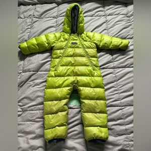 Patagonia hi-loft down bunting.